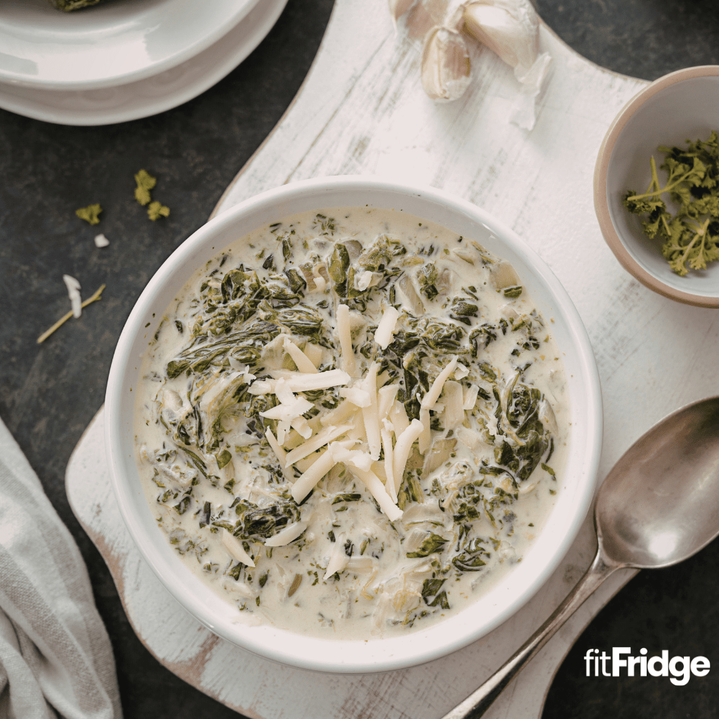 Light Spinach Artichoke Dip - fitFridge