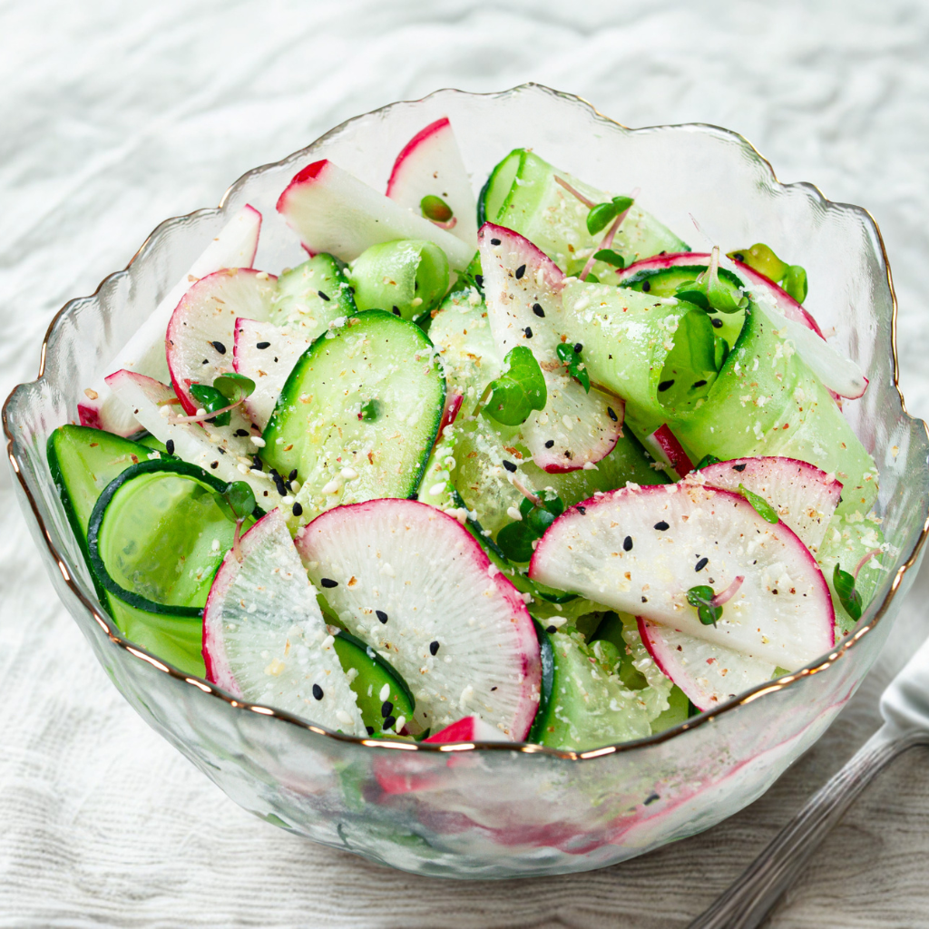 Cucumber Radish Salad - fitFridge
